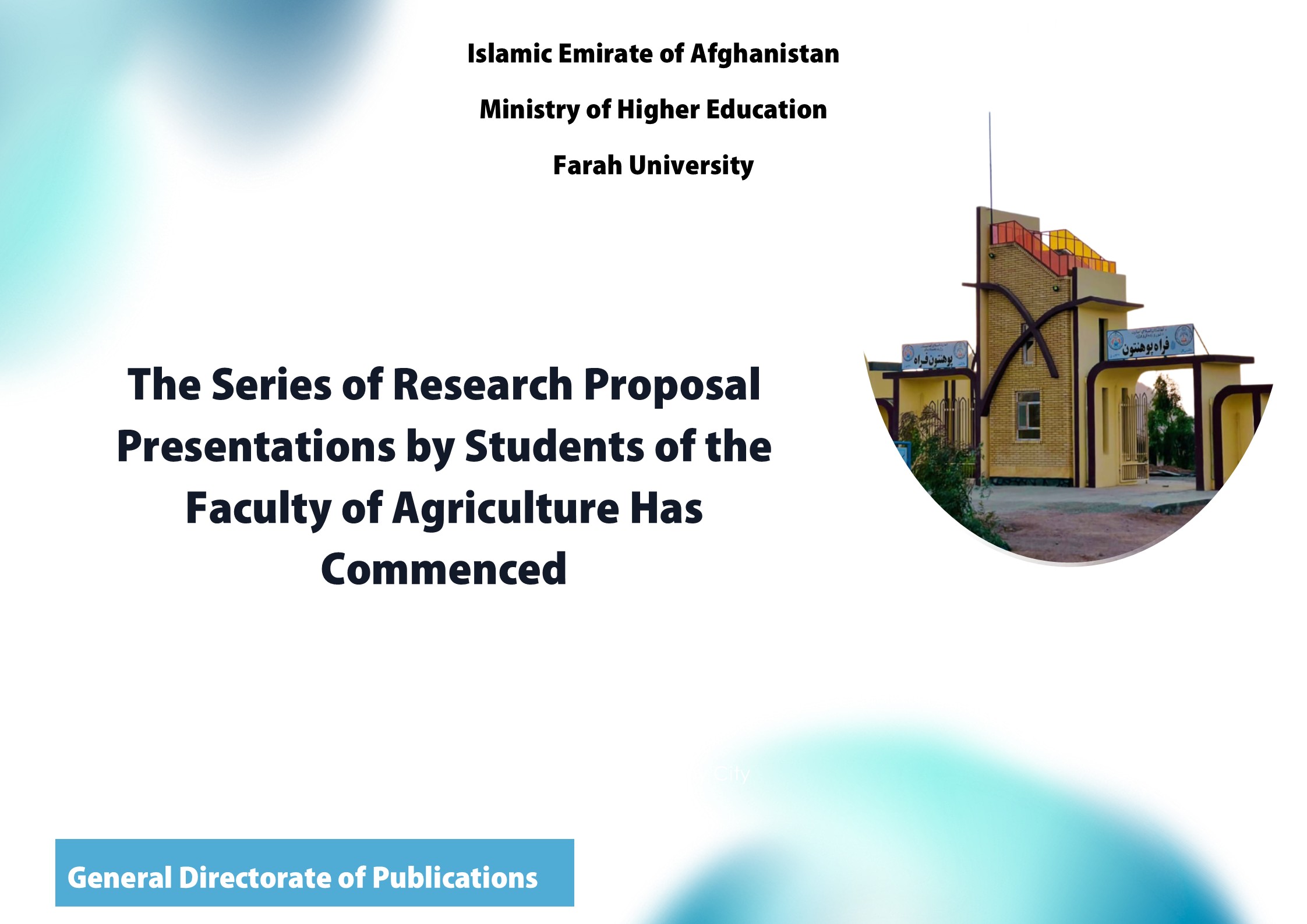 The Series of Research Proposal Presentations by Students of the Faculty of Agriculture Has Commenced